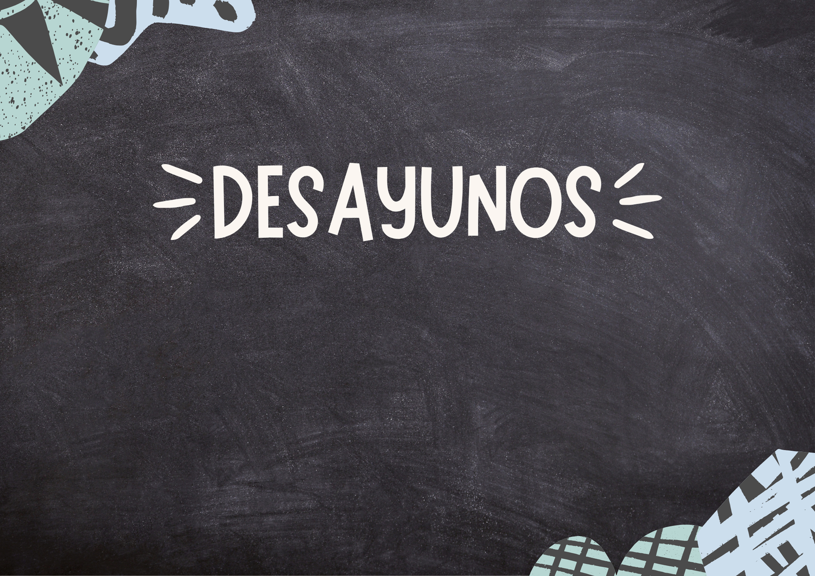 Cartel Horizontal Horario Moderno Negro (2)