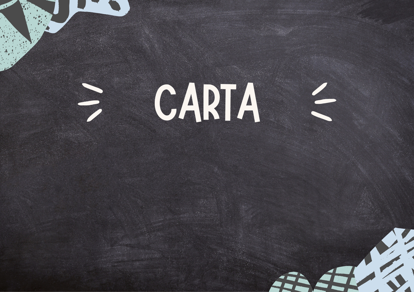 Cartel Horizontal Horario Moderno Negro